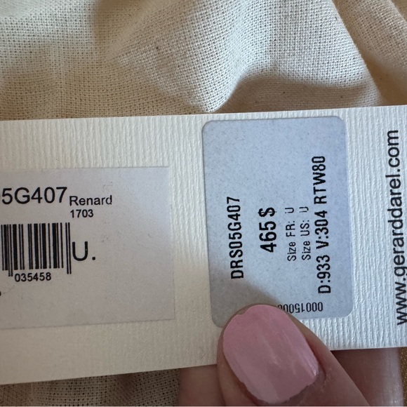 Gerard Darel Brown Suede Handbag - Picture 5 of 5